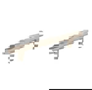 Center-to-Center Cabinet Pull in Satin N