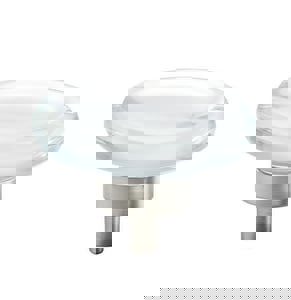 Glacio 1-3/4 in (44 mm) Diameter Clear/Satin Nickel Cabinet Knob