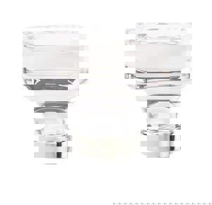 1-3/8 in. Cabinet Knob in Clear and Poli