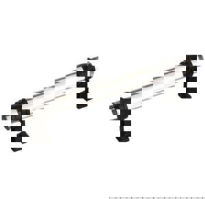 Glacio 5-1/16 in (128 mm) Center-to-Center Clear/Black Bronze Cabinet Pull