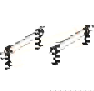 Glacio 5-1/16 in (128 mm) Center-to-Center Clear/Oil-Rubbed Bronze Cabinet Pull