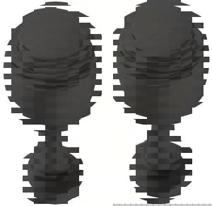 WINSOME 1-1/4 IN 32 MM DIAMETER MATTE BLACK CABINET KNOB