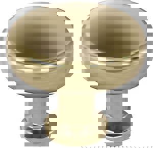 FACTOR 1-1/4 IN 32MM DIAMETER GOLDEN CHAMPAGNE CABINET KNOB