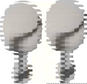 1-1/4 in. Knob in Satin Nickel