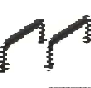 FACTOR 3-3/4 IN 96 MM CENTER-TO-CENTER MATTE BLACK CABINET PULL