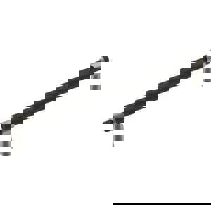 MERGENCE 8-13/16 IN 224 MM CENTER-TO-CENTER MATTE BLACK/SATIN NICKEL CABINET PULL