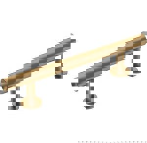 RADIUS 3-3/4 IN 96 MM CENTER-TO-CENTER CHAMPAGNE BRONZE CABINET PULL