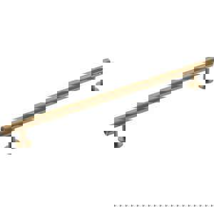 RADIUS 10-1/16 IN 256 MM CENTER-TO-CENTER CHAMPAGNE BRONZE CABINET PULL