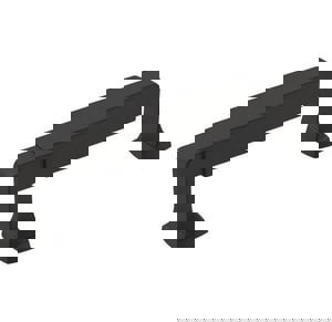 STATURE 5-1/16 IN 128 MM CENTER-TO-CENTER MATTE BLACK CABINET PULL