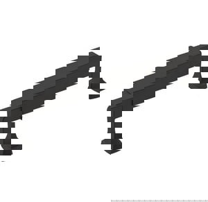 STATURE 6-5/16 IN 160 MM CENTER-TO-CENTER MATTE BLACK CABINET PULL