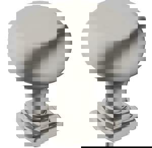 SURPASS 1-1/4 IN 32 MM DIAMETER SATIN NICKEL CABINET KNOB