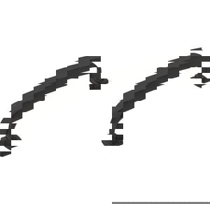 SURPASS 6-5/16 IN 160 MM CENTER-TO-CENTER MATTE BLACK CABINET PULL