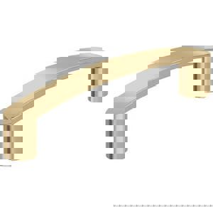 RIFT 3-3/4 IN 96MM CENTER-TO-CENTER CHAMPAGNE BRONZE CABINET PULL