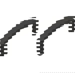 RIFT 3-3/4 IN 96 MM CENTER-TO-CENTER MATTE BLACK CABINET PULL