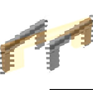 VERSA 3-3/4 IN 96 MM CENTER-TO-CENTER CHAMPAGNE BRONZE CABINET PULL