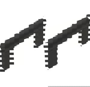 VERSA 3-3/4 IN 96 MM CENTER-TO-CENTER MATTE BLACK CABINET PULL