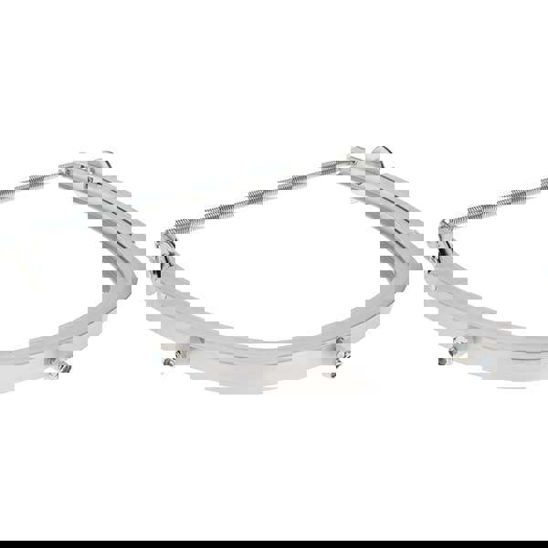 Hard Hat Adapter Bracket: Aluminum, Use with Non-Slotted Cap