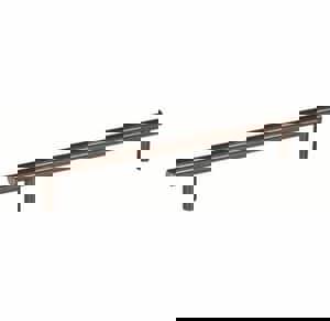 Bar Pulls 7-9/16 in (192 mm) Center-to-Center Gunmetal Cabinet Pull