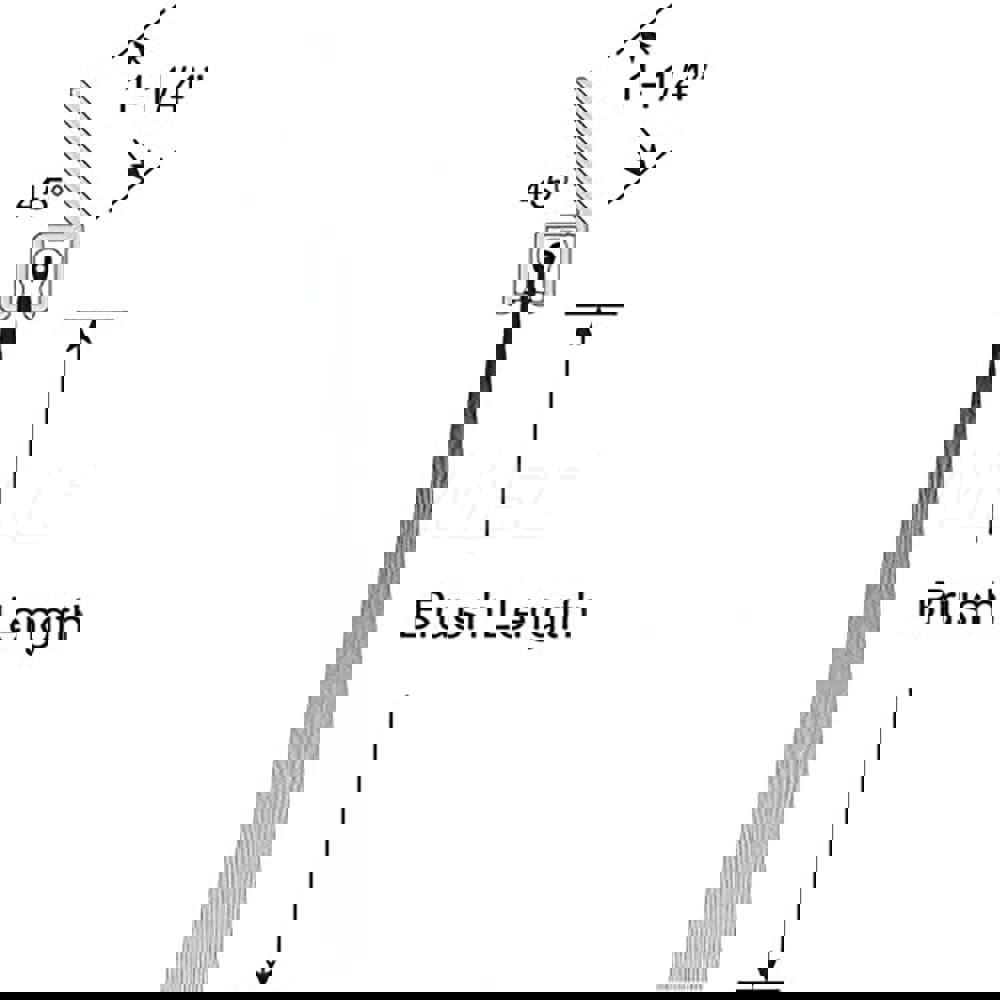 Sweeps & Seals; Product Type: Garage & Dock Door Sweep with Weather Seal ; Flange Material: Anodized Aluminum ; Overall Height: 2.25 ; Bristle Length: 1 ; Flange Width: 1.2500 ; Bristle Material: Polypropylene