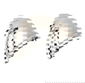 Cup Pulls 3 in (76 mm) Center-to-Center Polished Nickel Cabinet Cup Pull