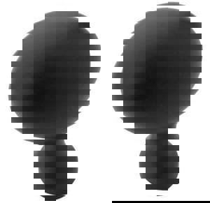 Allison Value 1-3/8 in (35 mm) Length Flat Black Cabinet Knob