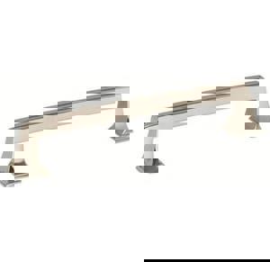 Mulholland 3 in (76 mm) Center-to-Center Polished Nickel Cabinet Pull