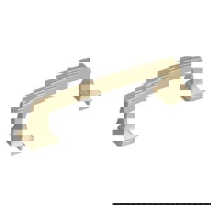 Mulholland 3-3/4 in (96 mm) Center-to-Center Golden Champagne Cabinet Pull