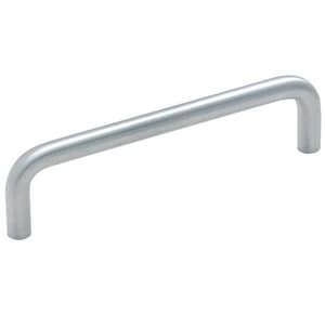 Allison Value 4 in (102 mm) Center-to-Center Brushed Chrome Cabinet Pull