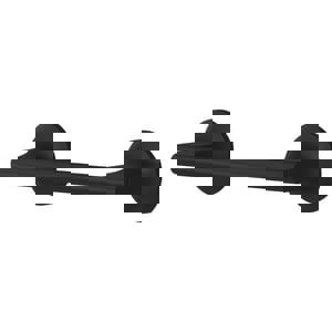 Wall Mount Toilet Tissue Holder in Matte Black