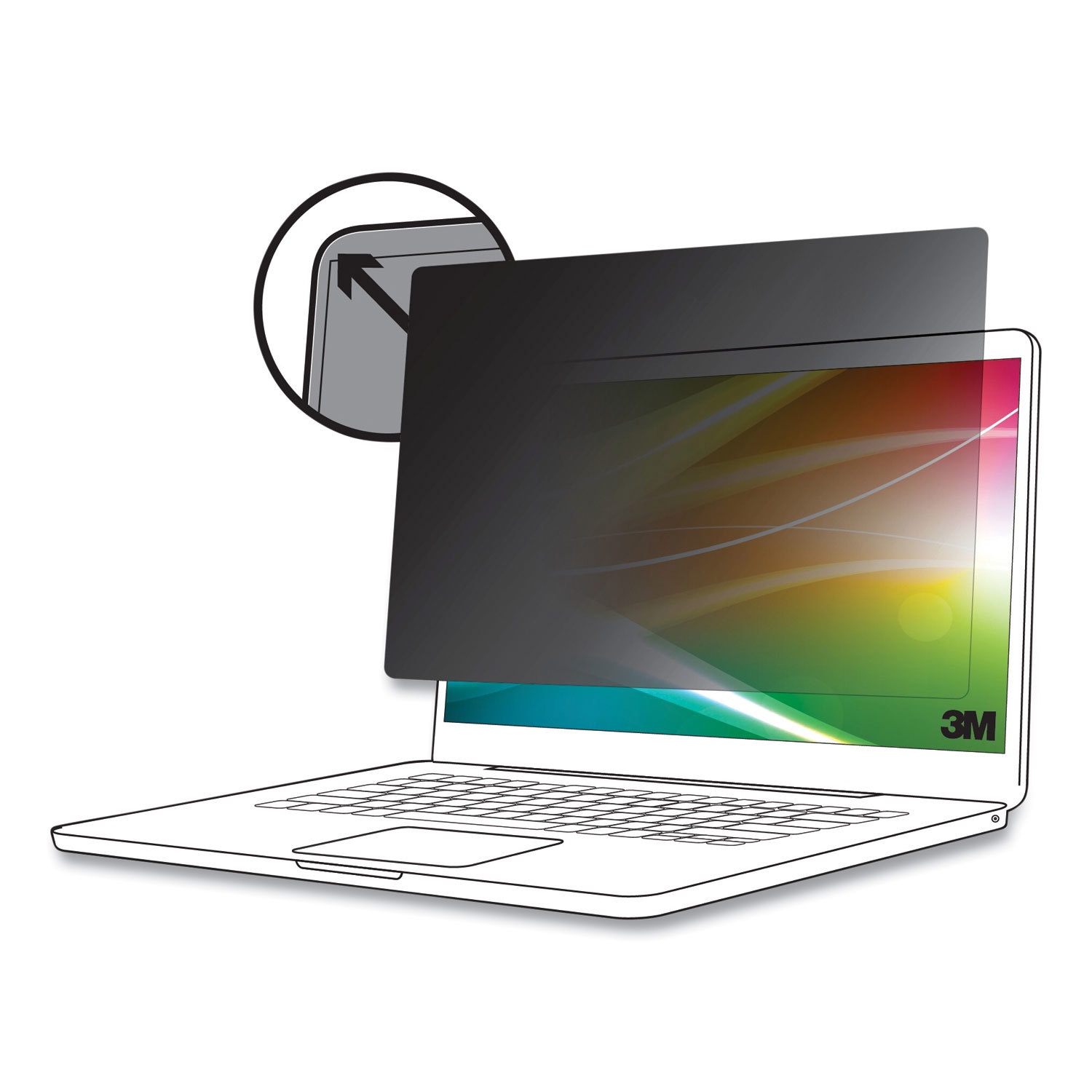 Bright Screen Privacy Filter for 13.6