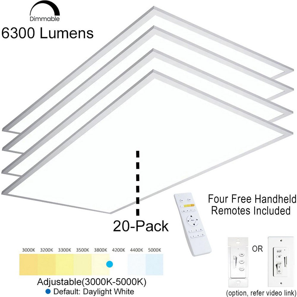 Troffers; Compatible Lamp Type: Integrated LED ; Troffer Material: Aluminum ; Overall Length: 24.00 ; Overall Width: 1 ; Overall Height: 48in ; Warranty Length: 5