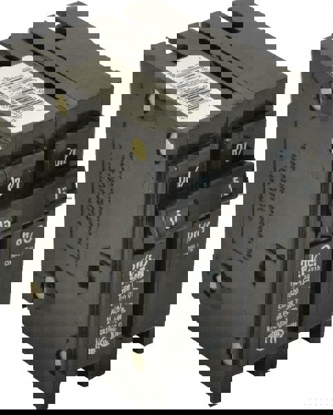 15 Amp, 120/240 VAC, 2 Pole, Plug In Type BR Circuit Breaker