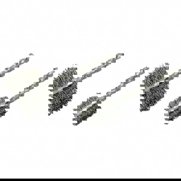 Power Tube Brush: Flat, Steel