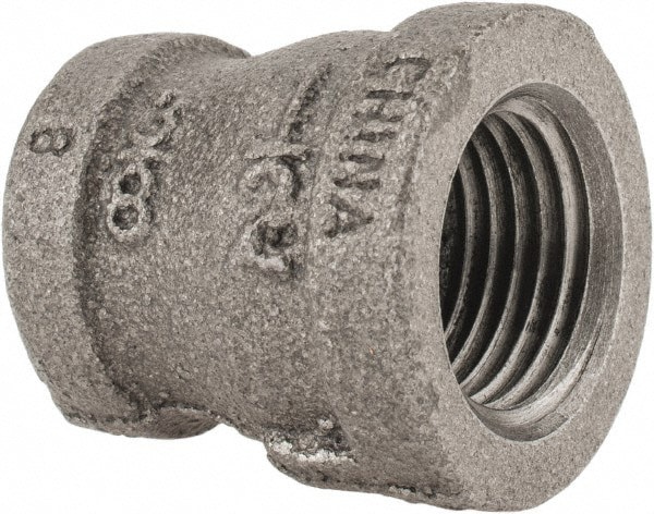 Black Reducing Coupling: 1/2 x 3/8