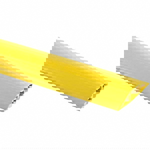 Floor Cable Cover: Polyvinylchloride, 1 Channel, 0.31