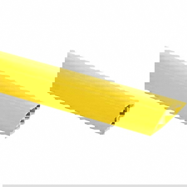 Floor Cable Cover: Polyvinylchloride, 1 Channel, 1/2