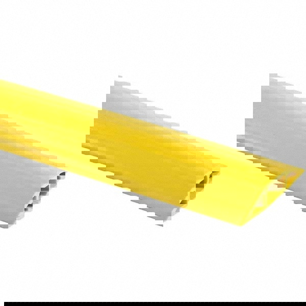 Floor Cable Cover: Polyvinylchloride, 1 Channel, 3/4