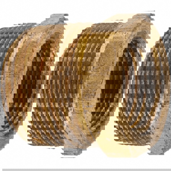 Brass Pipe Bushing: 3/8 x 1/4