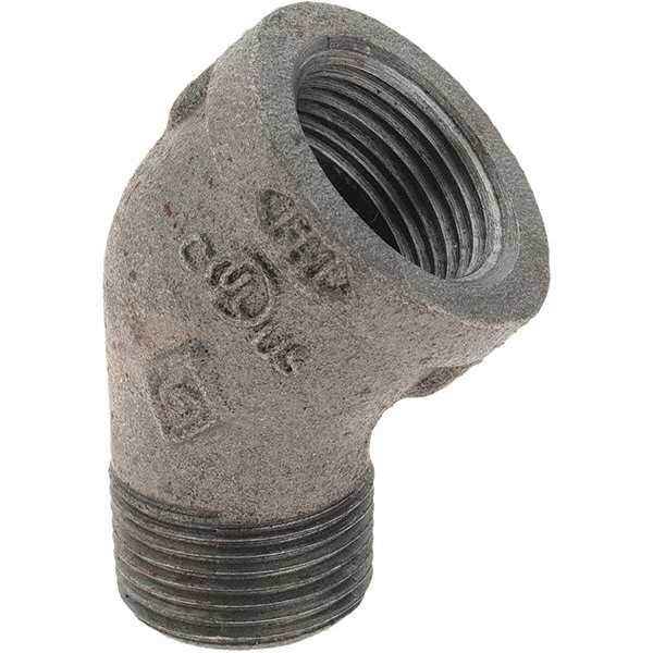 Black 45 &deg; Street Elbow: 3/4