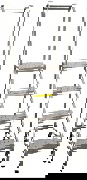 Steel Rolling Ladder: 4 Step
