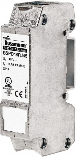 1 Pole, 1 Phase, 76.91mm Long x 19mm Wide x 36.15mm Deep, Hardwired Surge Protector