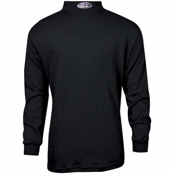 Base Layer Shirt: Black Ice FR, Small, Black