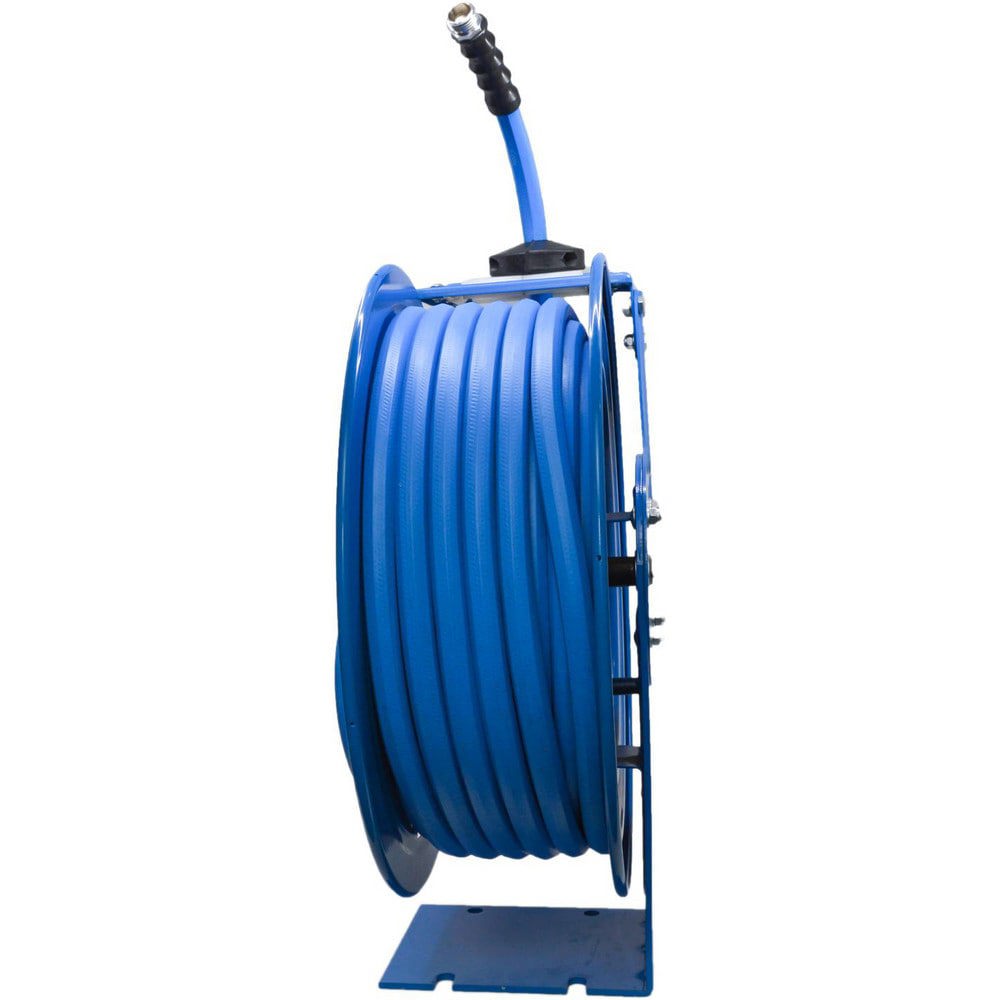 Hose Reels; Drive Type: Auto-Retractable ; Reel Type: Open ; Hose Length (Feet): 50.00 ; Hose Inside Diameter (Inch): 5/8 ; Application: Multi-Purpose; Agriculture; Industrial ; Mount Type: Bolt Down