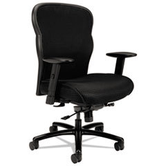 Task Chair: Fabric Mesh, Adjustable Height, 19-1/4 to 22-1/4