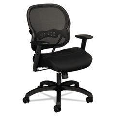 Task Chair: Padded Mesh, Adjustable Height, 18 to 22-1/4