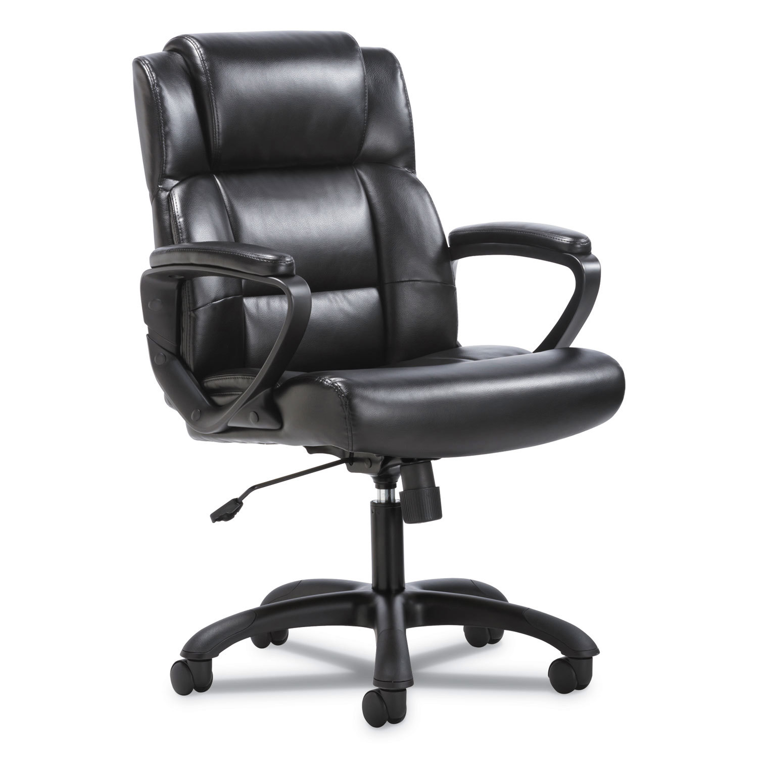 Task Chair: SofThread Leather, Adjustable Height, 19 to 23