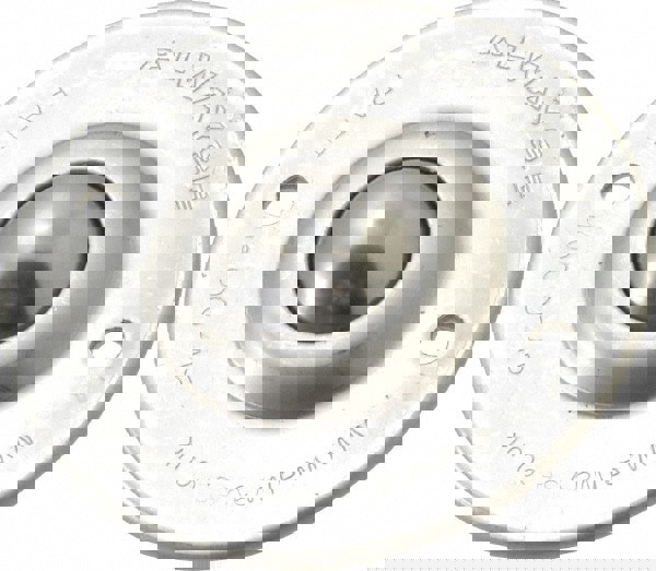 Ball Transfer: 25 mm Ball Dia, Stainless Steel, Round Base