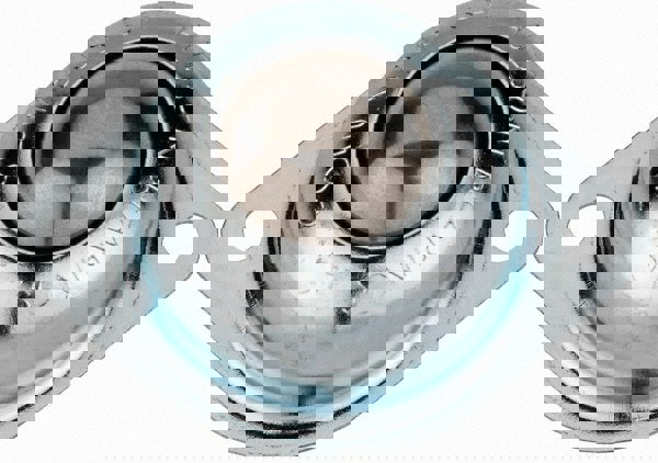 Ball Transfer: 25.4 mm Ball Dia, Carbon Steel, Oval Base