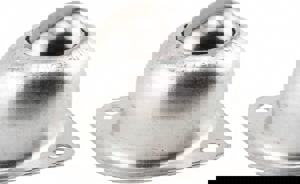 Ball Transfer: 25.4 mm Ball Dia, Stainless Steel, Oval Base