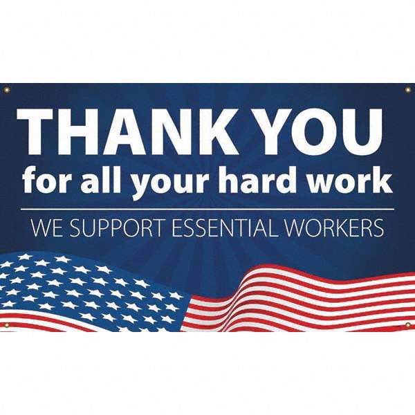 Banners; Overall Length: 60in ; Overall Height: 36in ; Material: Vinyl ; Number of Printed Sides: 1